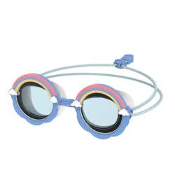 Speedo Kids' Sunny Vibes Swim Goggles - Rainbow: Ages 3-6, Latex-Free, Anti-Fog