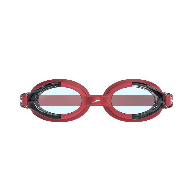slide 2 of 3, Speedo Junior Seaspray Swim Goggles - Red: Anti-Fog, Adjustable Strap, Ages 6-14, 1 ct