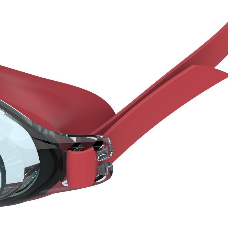 slide 3 of 3, Speedo Junior Seaspray Swim Goggles - Red: Anti-Fog, Adjustable Strap, Ages 6-14, 1 ct