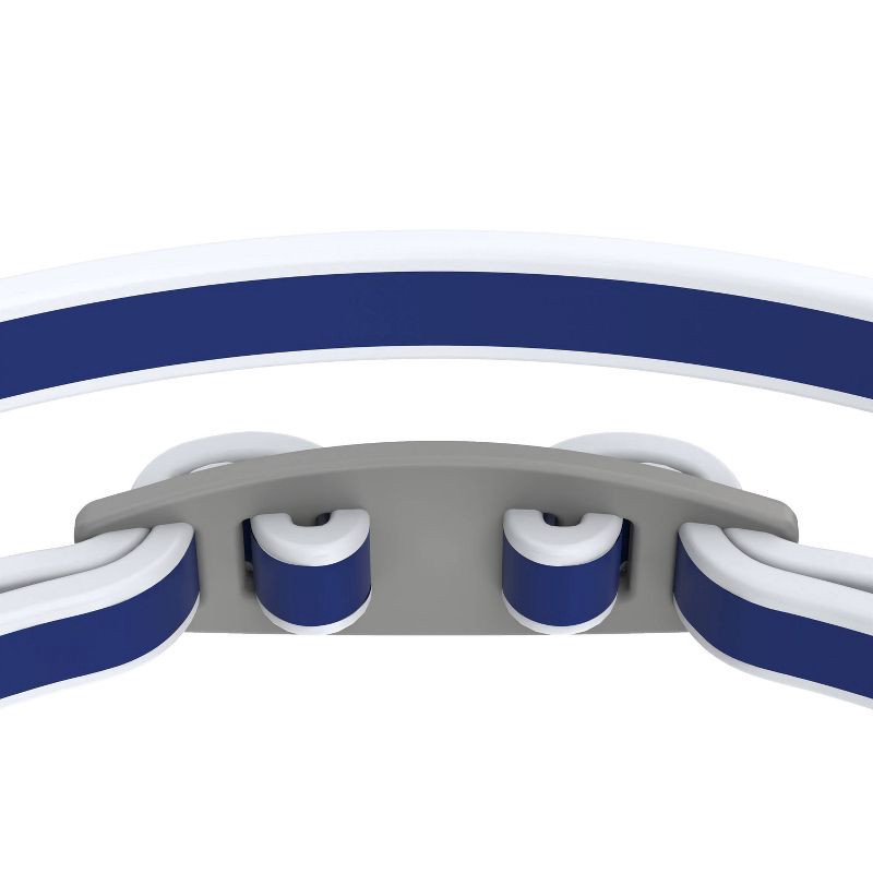 slide 3 of 4, Speedo Adult Record Breaker Swim Goggles - Silver: Anti-Fog Lens, Adjustable Strap, 1 ct