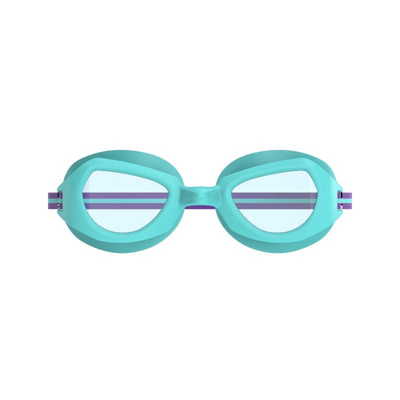 slide 2 of 3, Speedo Junior Sprinter Swim Goggles - Teal: Ages 6-14, Polycarbonate & PVC, 1 ct