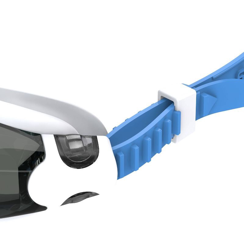 slide 3 of 4, Speedo Adult Hydrofusion Pro Swim Goggles - White/Blue, 1 ct