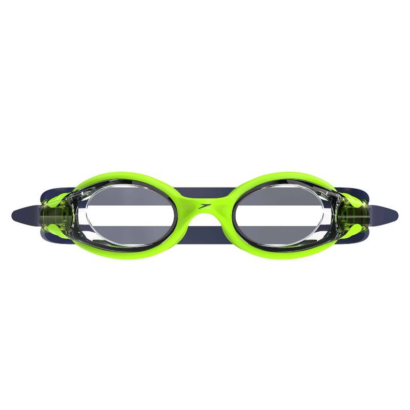 slide 2 of 3, Speedo Adult Hydrofusion Pro Swim Goggles - Lime/Black: Anti-Fog, Adjustable Strap, 1 ct
