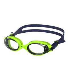 Speedo Adult Hydrofusion Pro Swim Goggles - Lime/Black: Anti-Fog, Adjustable Strap