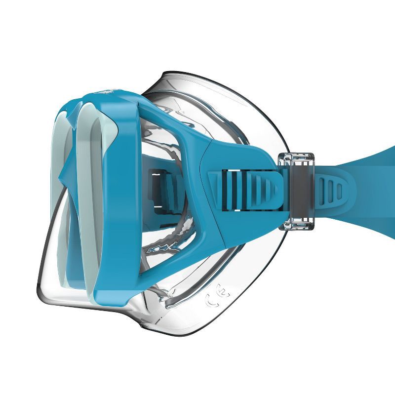 slide 2 of 4, Speedo Junior Mask Snorkel and Fin Set - Turquoise/Gray L/XL, 1 ct