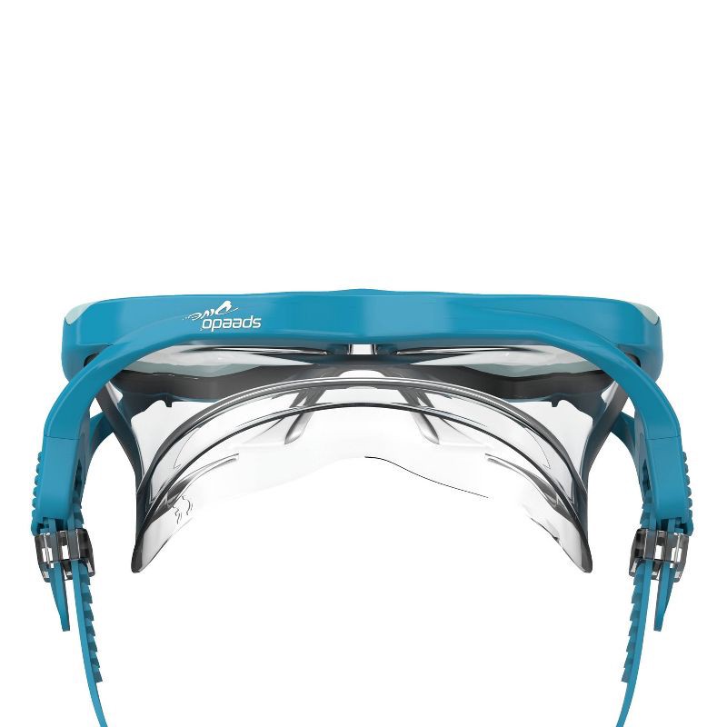 slide 3 of 4, Speedo Junior Mask Snorkel and Fin Set - Turquoise/Gray L/XL, 1 ct
