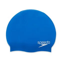 Speedo Junior Silicone Cap - Blue: Youth Swimming Essential, One Size Fits Most
