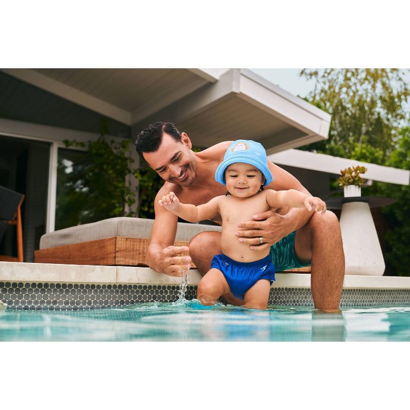 slide 4 of 4, Speedo Infant Swim Diaper - Blue Shark L, 1 ct