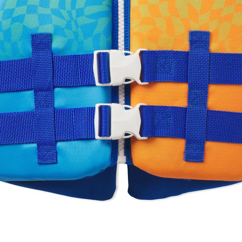 slide 3 of 3, Speedo Junior Life Jacket Vest - Blue/Orange, 1 ct