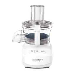 Cuisinart 9 Cups 350W Core Food Processor White FP-9CF: Continuous Feed, Reversible Disc, Dishwasher-Safe Parts