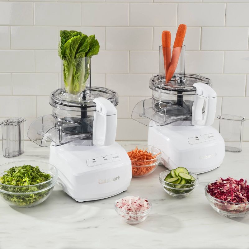 slide 3 of 13, Cuisinart 7 Cups 350W Core Food Processor White FP-7: 3-Year Warranty, Shredder, Chops, Purees, Dishwasher-Safe, 1 ct