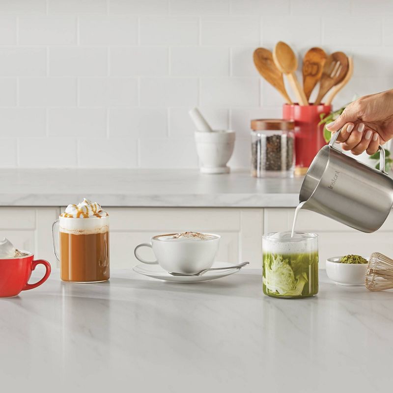 slide 2 of 6, Instant Pot Magic Cup 9-in-1 Frother with 17oz Stainless Steel Cup: Electric Milk Steamer, Dishwasher-Safe Parts, 600W, 17 oz