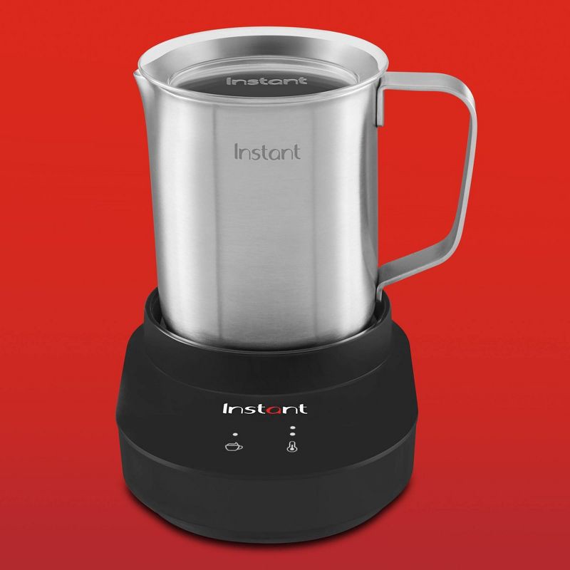 slide 5 of 6, Instant Pot Magic Cup 9-in-1 Frother with 17oz Stainless Steel Cup: Electric Milk Steamer, Dishwasher-Safe Parts, 600W, 17 oz