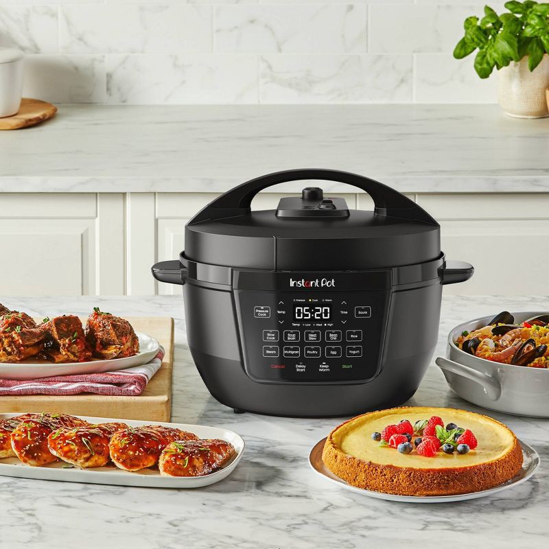 slide 2 of 7, Instant Pot RIO WIDE 7.5qt 7-in-1 Electric Pressure Cooker & Multi-Cooker: 1200W, Dishwasher-Safe Parts, 7.5 qt