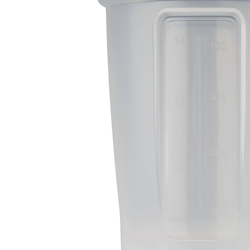 slide 4 of 4, BlenderBottle 20oz Classic V2 Plastic Water Bottle - White, 20 oz