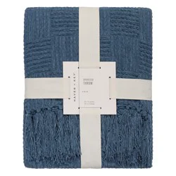 Haven + Key Camila Oversized Throw Blanket - Blue