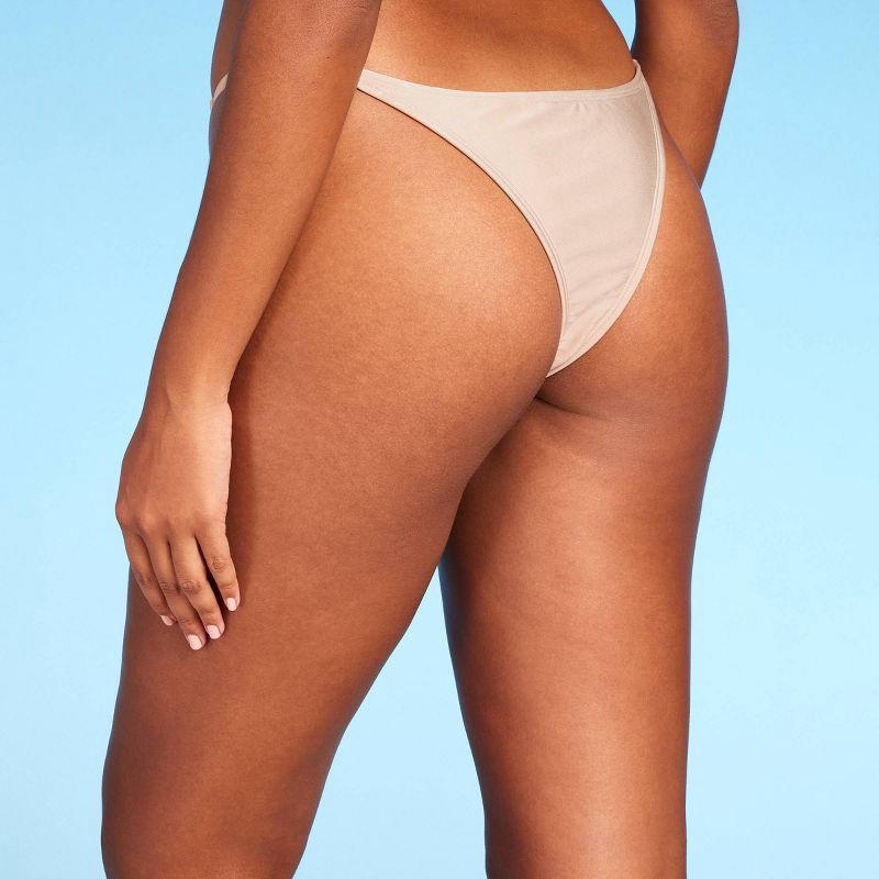 Women's Low-rise Ultra Cheeky Bikini Bottom - Shade & Shore™ Tan Shine L :  Target