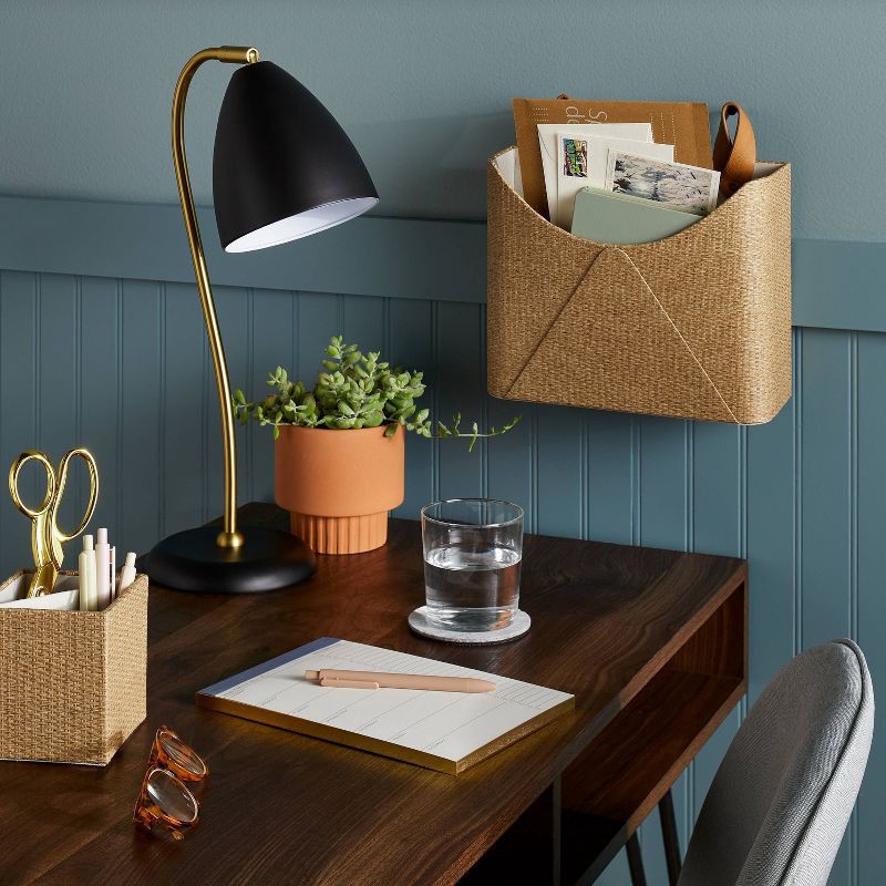 slide 2 of 3, 52 Page Special Rule Undated Weekly Menu Planner Blue Top - Threshold™: Recycled Paper Journal & Meal Planner, 1 ct