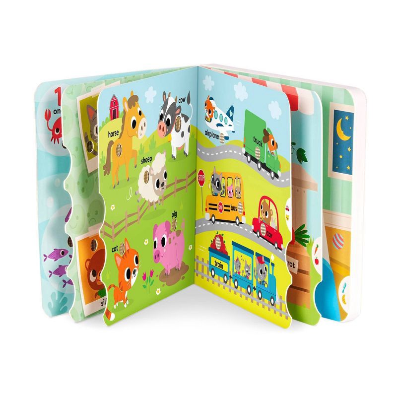 slide 7 of 9, B. toys - Interactive Audio Board Book - Little Listeners: My First Words, 1 ct