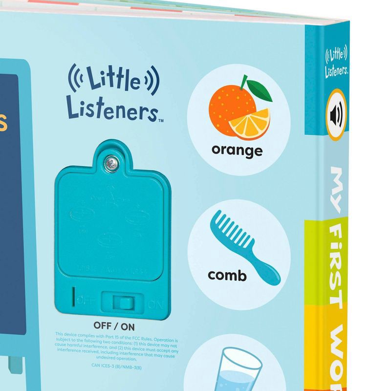 slide 9 of 9, B. toys - Interactive Audio Board Book - Little Listeners: My First Words, 1 ct