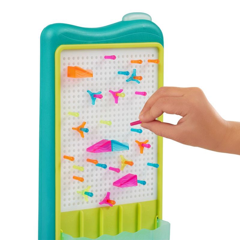 slide 8 of 11, B. toys Light-Up Marble Drop - Marble Run & Peg Art Playset, 1 ct