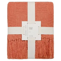 Haven + Key Camila Oversized Throw Blanket - Clay