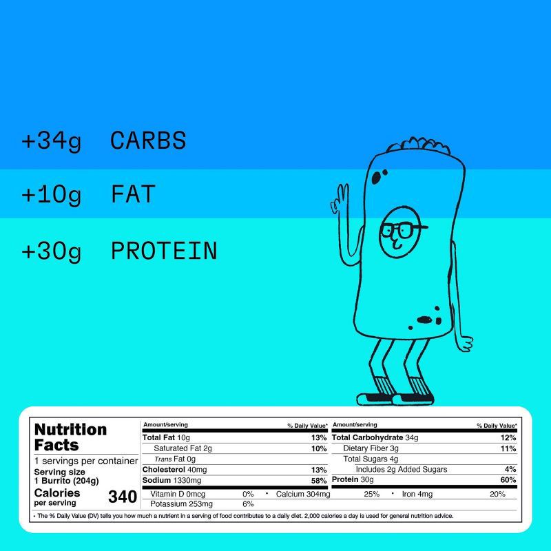 slide 6 of 7, Counter Frozen Beefy Queso Burrito - 7.2oz, 7.2 oz