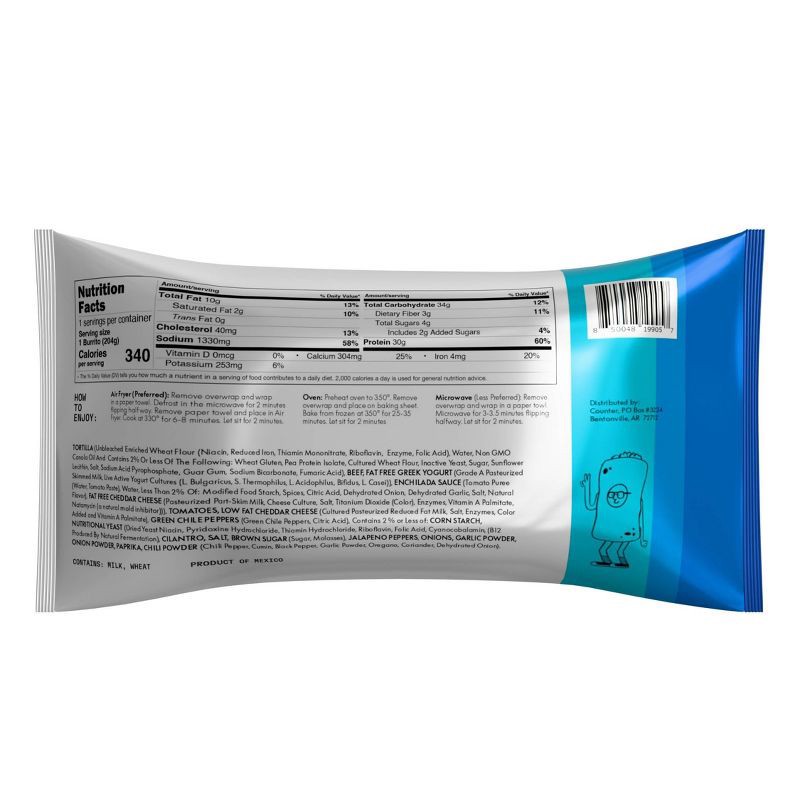 slide 7 of 7, Counter Frozen Beefy Queso Burrito - 7.2oz, 7.2 oz