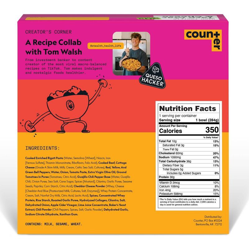 slide 7 of 7, Counter Frozen Taco Mac & Cheese Bowl - 10oz, 10 oz