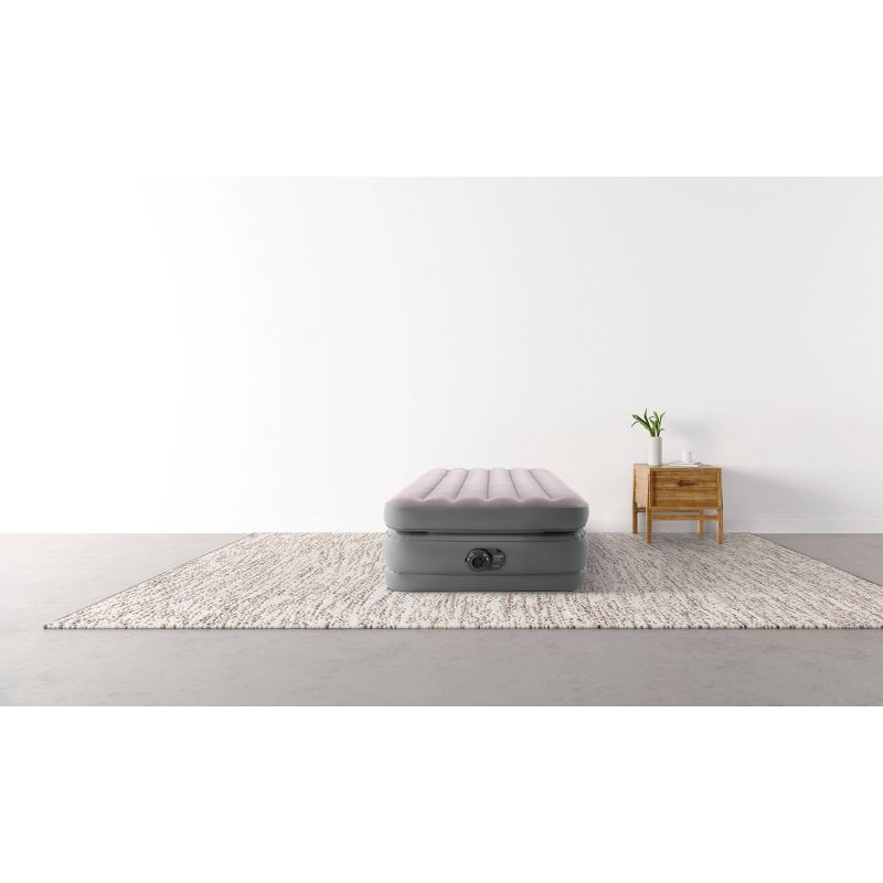 slide 3 of 8, Intex Twin 20' Dual Layer Air Mattress with Built-in Pump, 1 ct