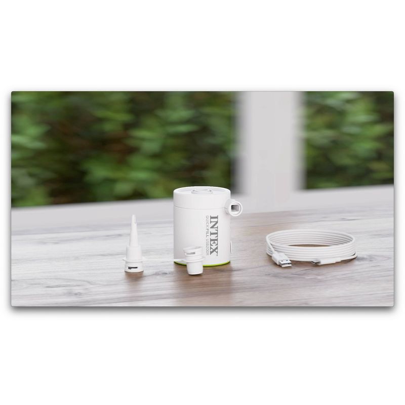 slide 3 of 7, Intex Quick Fill Cylinder Mini Rechargeable Air Pump, 1 ct