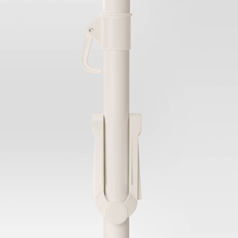 slide 2 of 4, 5.8'x5.8' Round Outdoor Patio Beach Umbrella Stripes - Sun Squad™, 1 ct