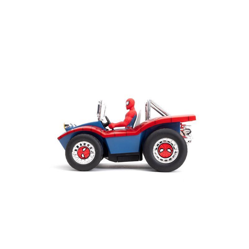 slide 5 of 7, Marvel Spider-Man RC Buggy: Remote Control Vehicle for Fine Motor Skills, Battery Powered Plastic Car, 2 Pieces, 2 ct