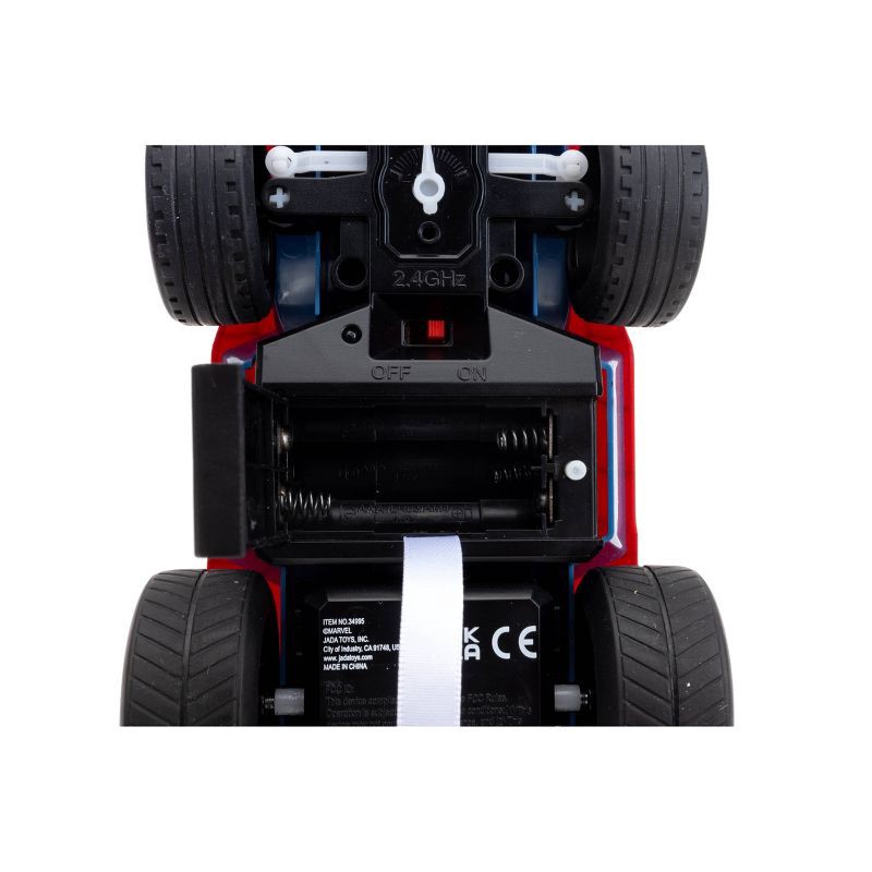 slide 7 of 7, Marvel Spider-Man RC Buggy: Remote Control Vehicle for Fine Motor Skills, Battery Powered Plastic Car, 2 Pieces, 2 ct