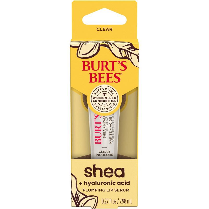 slide 1 of 8, Burt's Bees Lip Plumping Serum - Clear - 0.27oz, 0.27 oz