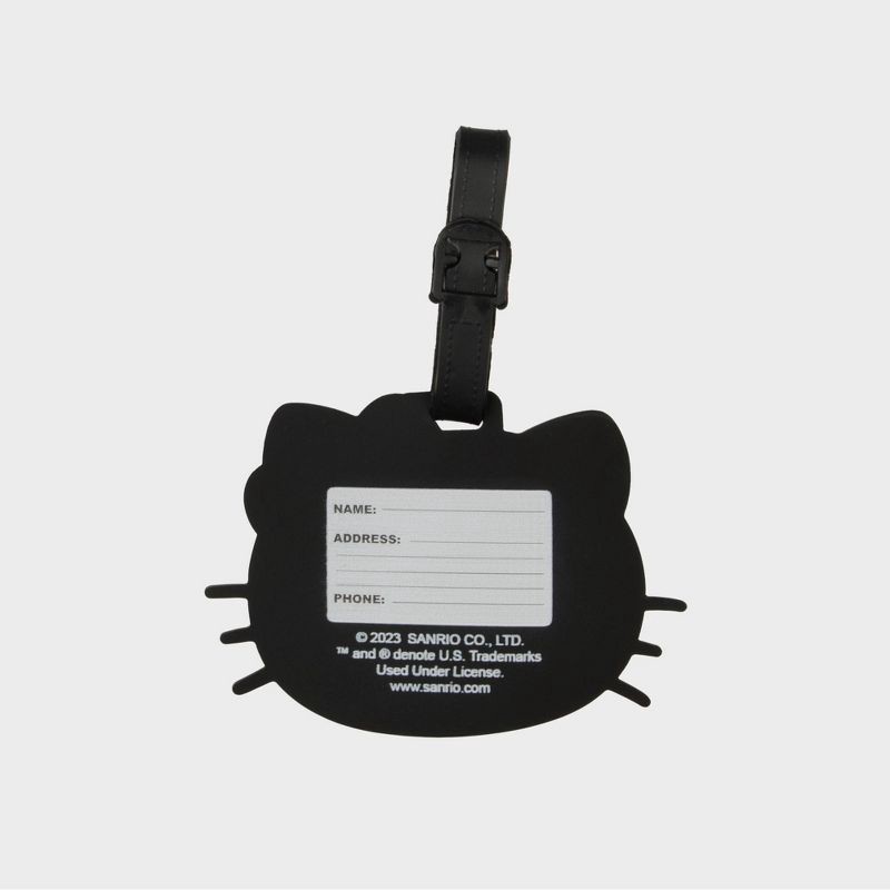 slide 5 of 5, Hello Kitty Kids' Hooded Neck Pillow with Luggage Tag, 1 ct