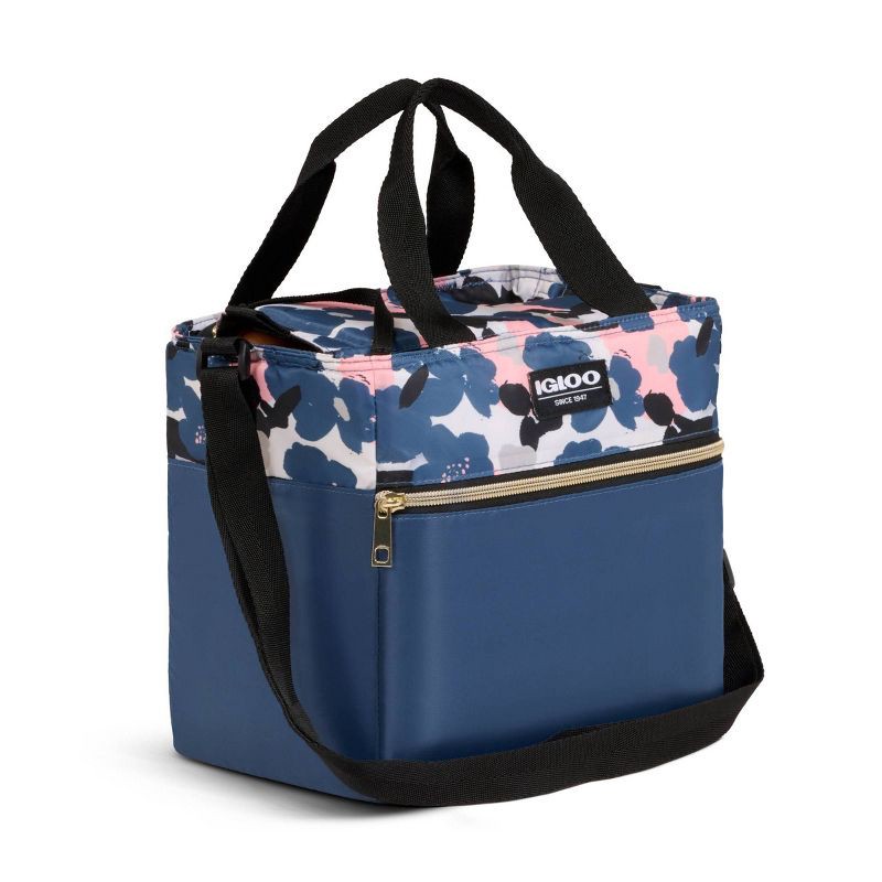 slide 3 of 7, Igloo Mini City Lunch Bag - Abstract Floral, 1 ct