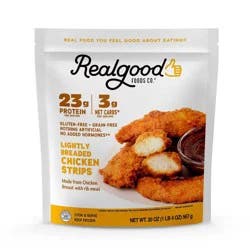 Real Good Foods Low Carb Chicken Strips - Frozen - 20oz