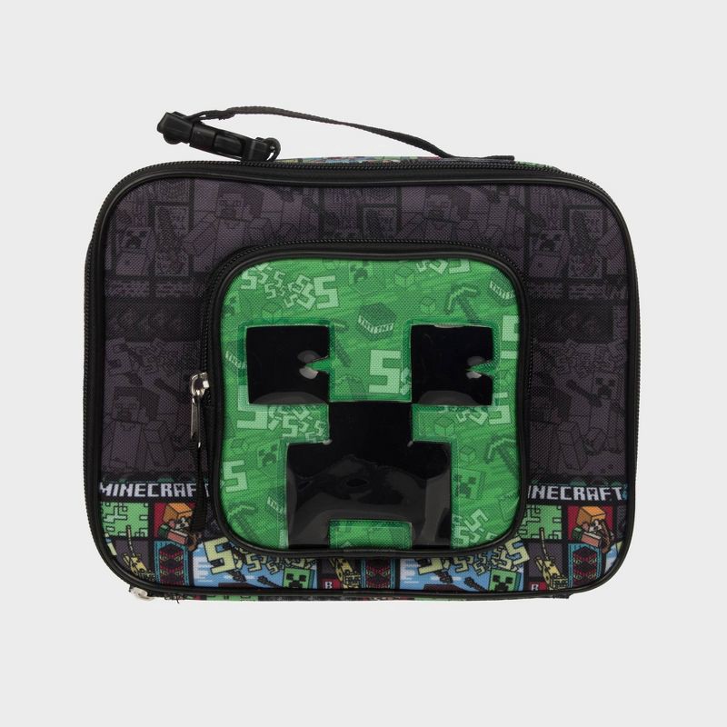 slide 1 of 4, Minecraft Lunch Bag, 1 ct