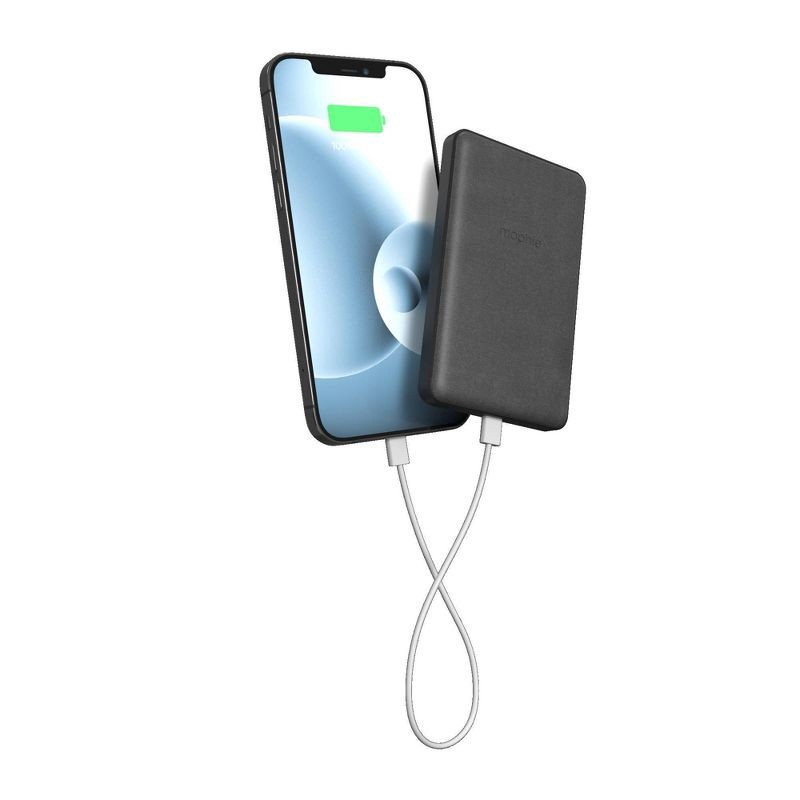 slide 6 of 6, mophie 5000mAh Power Bank Snap + Juice Pack Mini Portable Magnetic Phone Charger, 1 ct