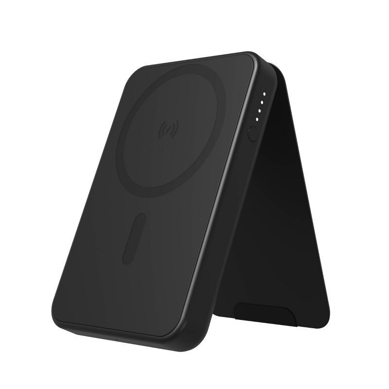 slide 1 of 6, mophie Snap+ Juice Pack Mini with Stand Portable Magnetic Phone Charger 5000mAh Power Bank, 1 ct
