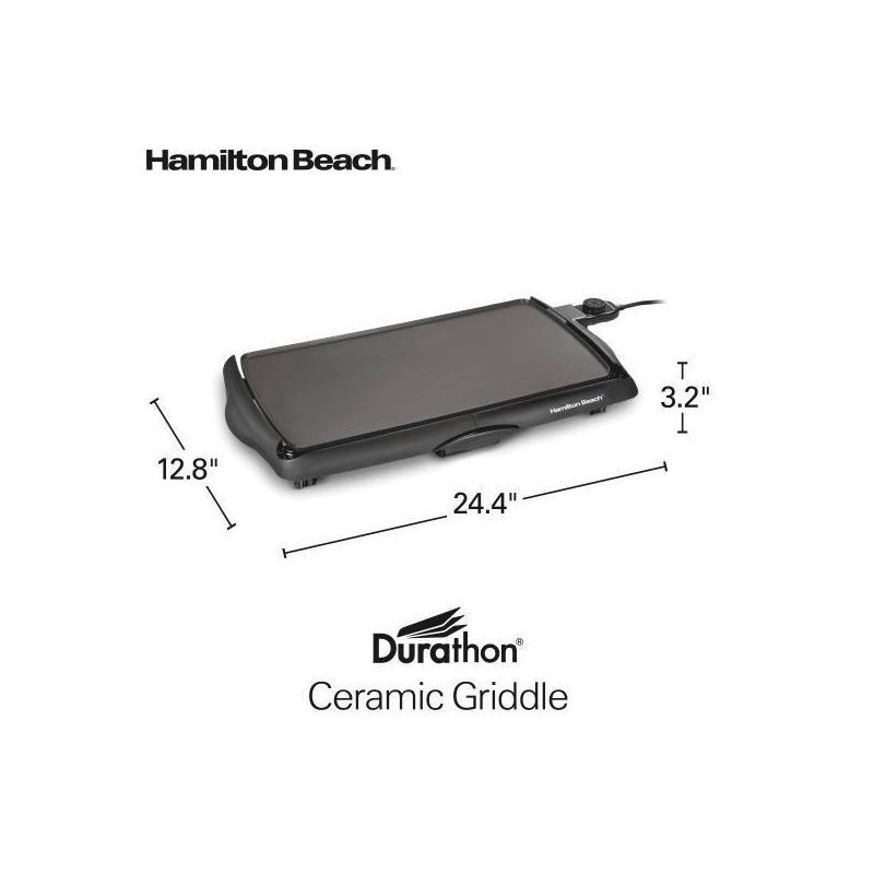 slide 12 of 12, Hamilton Beach Durathon Griddle 38521, 1 ct