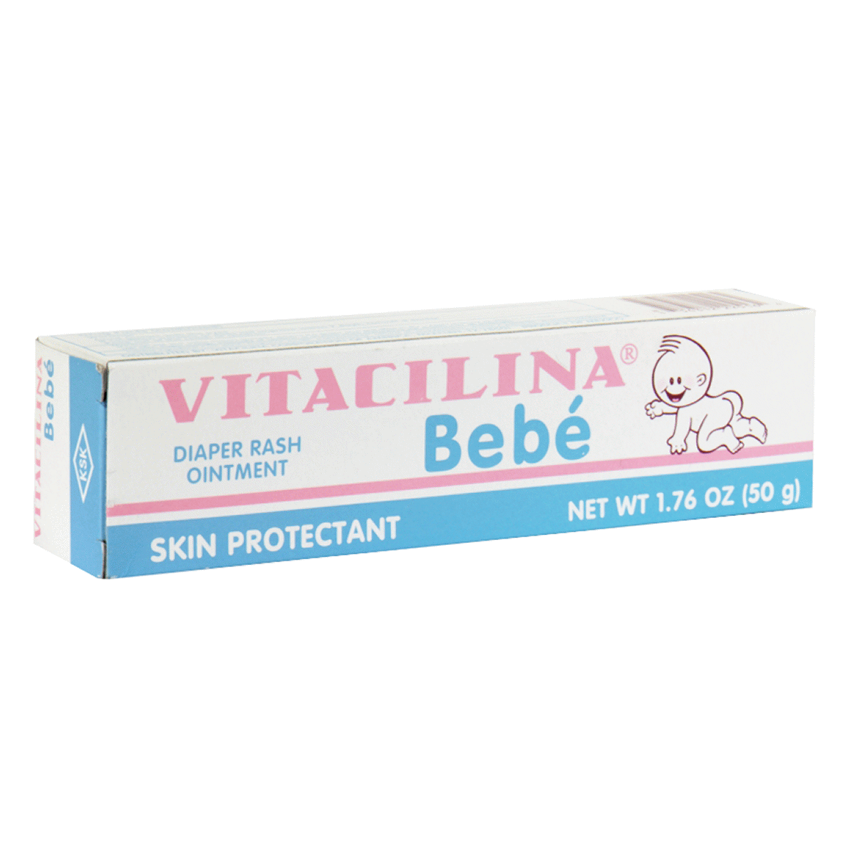 slide 1 of 1, Vitacilina Bebe Diaper Rash Ointment, 1.76 oz