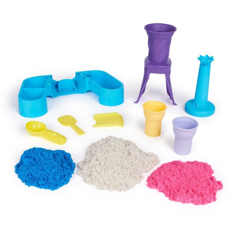 slide 2 of 10, Kinetic Sand Soft Serve Station Sand Art, 1 ct