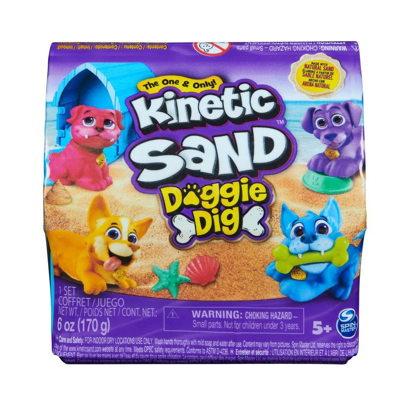 slide 1 of 10, Kinetic Sand Doggie Dig Sand Art, 1 ct