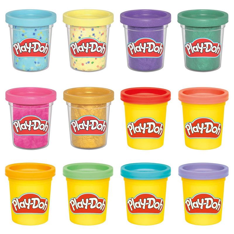 slide 3 of 7, Play-Doh Celebration Compound Multipack - 12pc, 12 ct