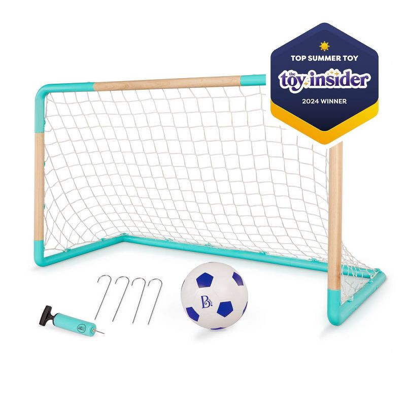 slide 3 of 8, B. toys B. sports Toddler Soccer Goal and Ball - Soccer Set, 1 ct