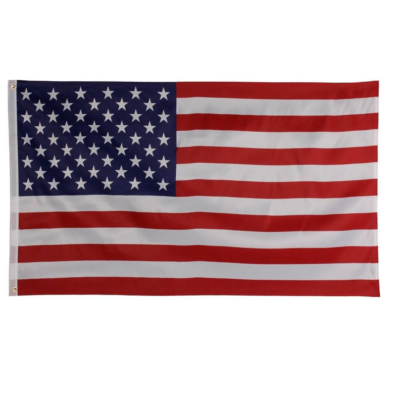 slide 2 of 4, Valley Forge Flag 3'x5' Repreve U.S. Flag Set with 6' Steel Flag Pole: Complete Mounting Kit, F.M.A.A. Certified, 1 ct