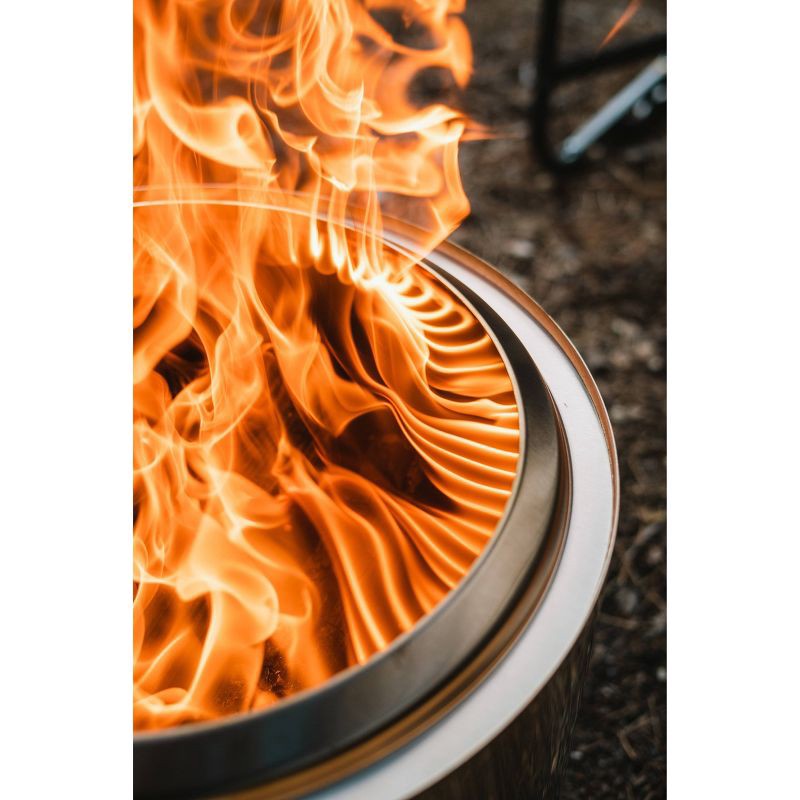 slide 3 of 5, Solo Stove Bonfire 2.0 Outdoor Fire Pit Stainless Steel: Smokeless & Portable, No Assembly Required, 1 ct