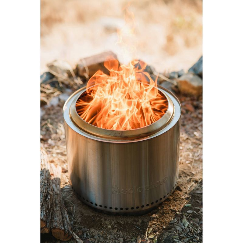 slide 5 of 5, Solo Stove Bonfire 2.0 Outdoor Fire Pit Stainless Steel: Smokeless & Portable, No Assembly Required, 1 ct